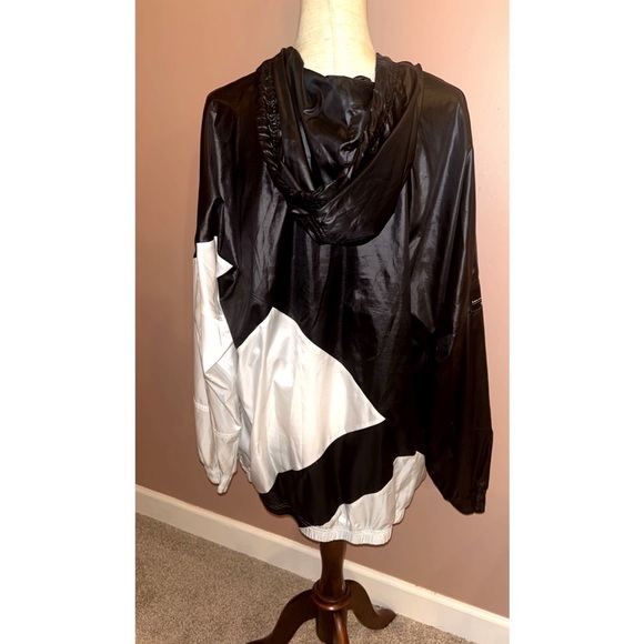 NWOT Adidas Equipment  shiny colorblock windbreaker size Xl - Picture 7 of 13